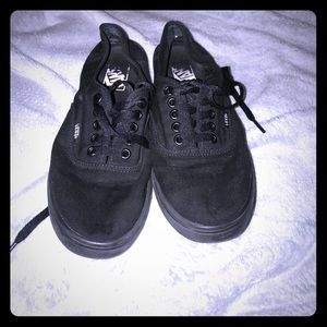 All black vans