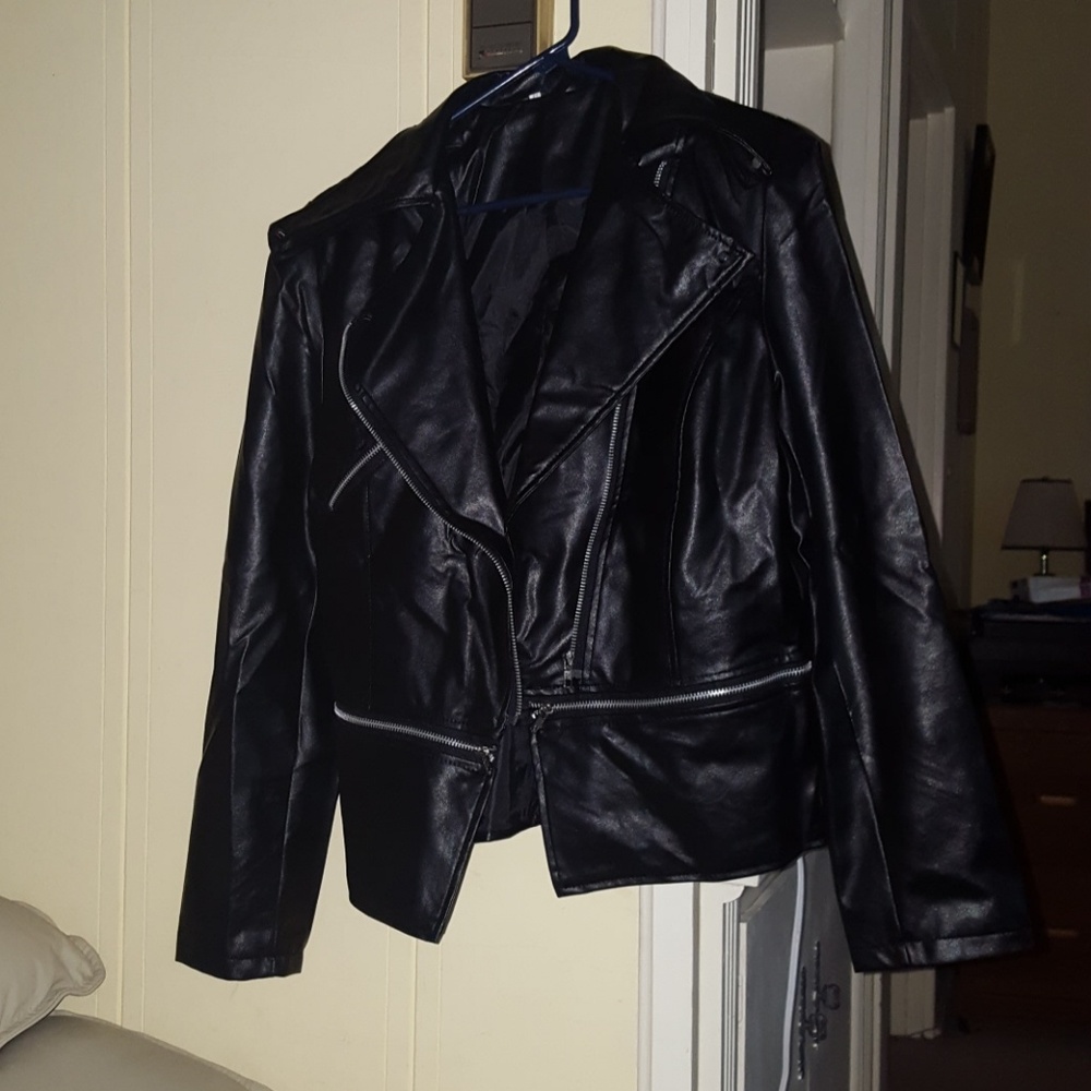 Pleather jacket