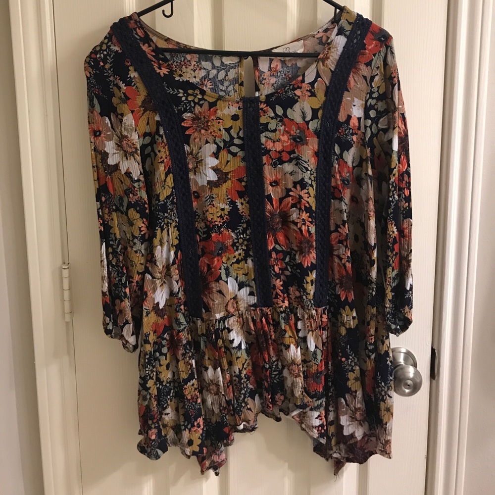 Fall floral top!