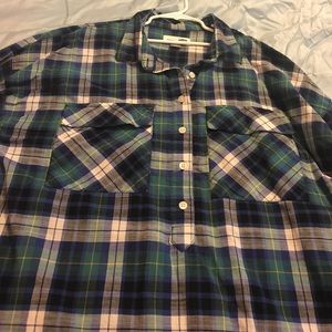 Large Old Navy plaid tunic