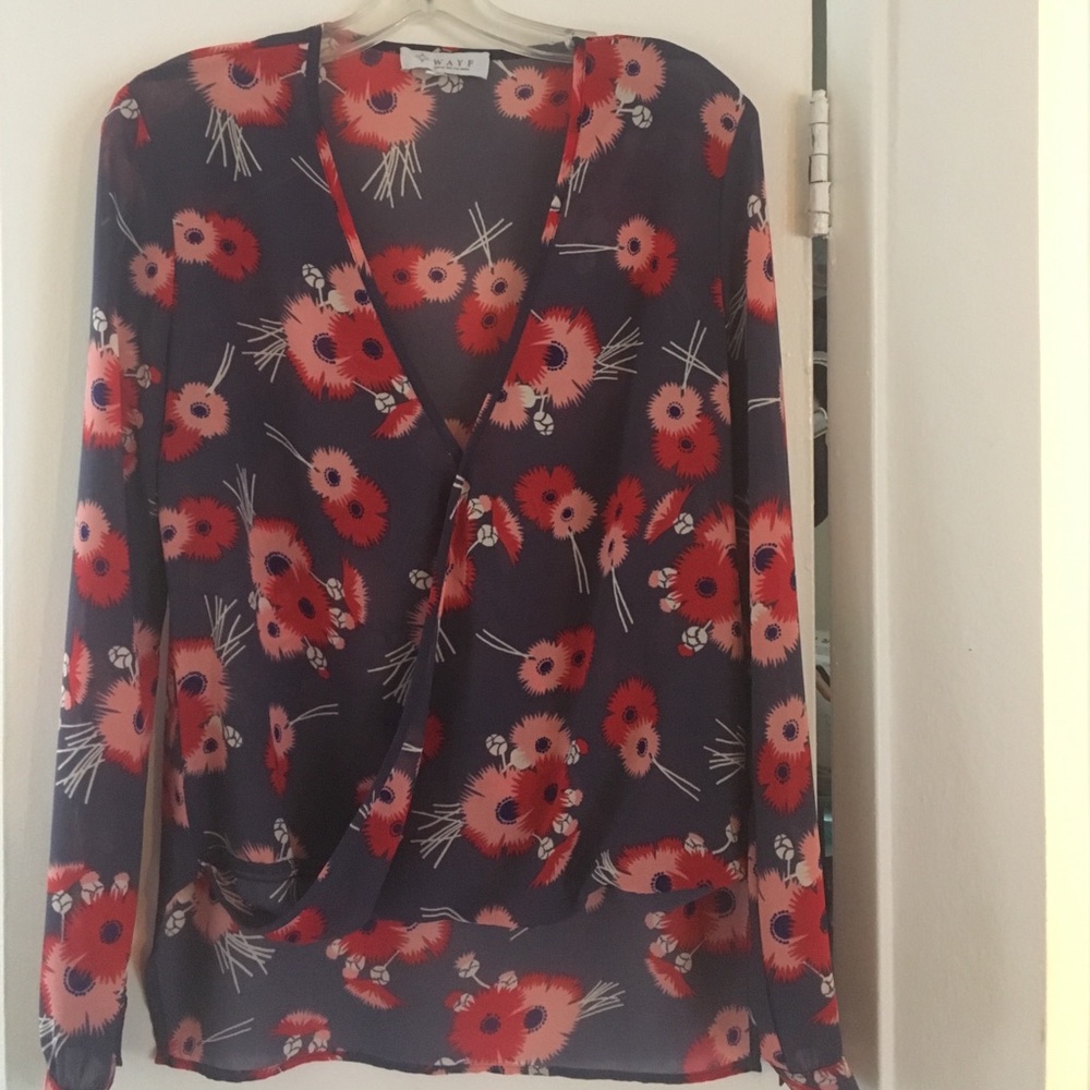 Long sleeve WAYF blouse