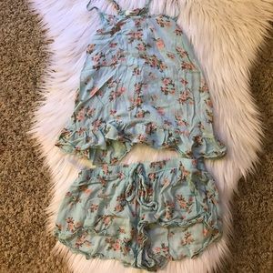 Forever 21 Floral PJ Set
