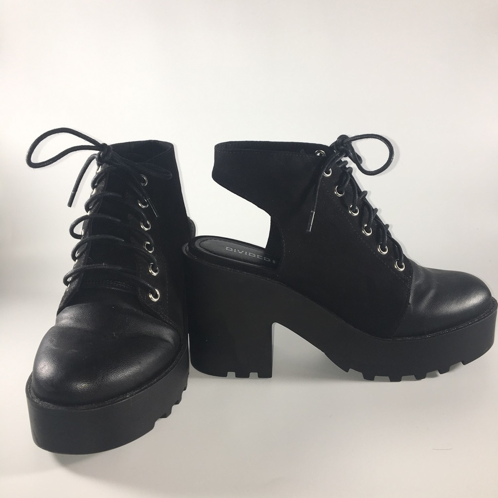 Chunky Bootie with Platform Heels - Picture 1 of 5