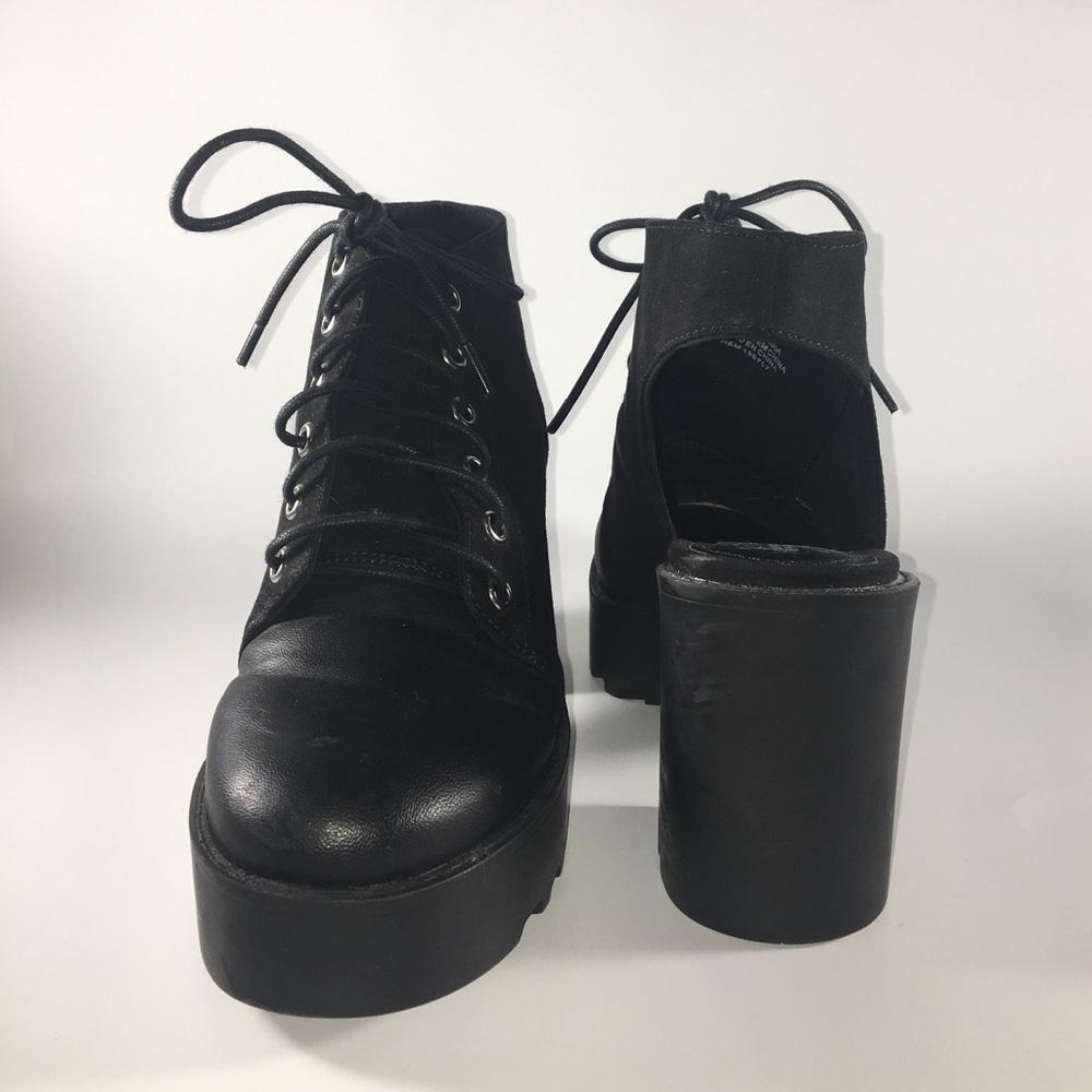 Chunky Bootie with Platform Heels - Picture 4 of 5