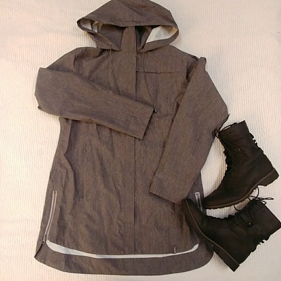 mondetta rain jacket grey