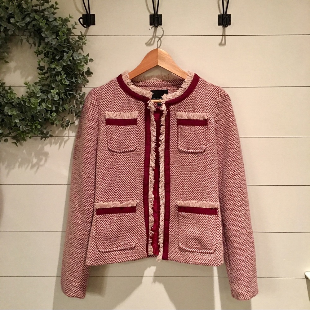 Cynthia Rowley Fringe Blazer Jacket