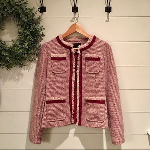 Cynthia Rowley Fringe Blazer Jacket