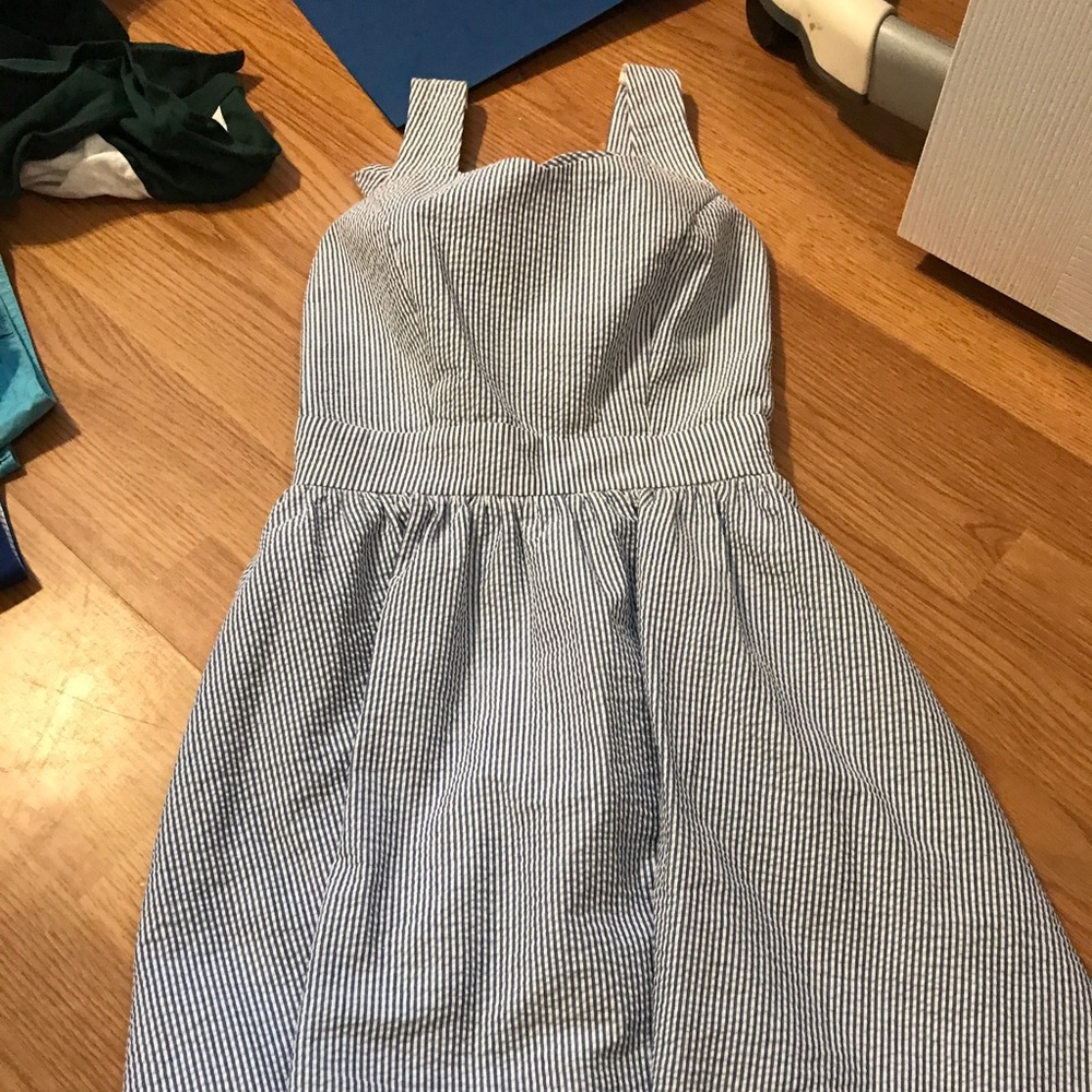 Lauren James seersucker dress size small