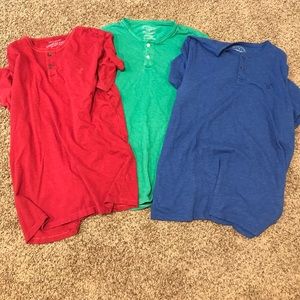 Bundle of American Eagle Henley T-Shirt's