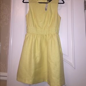 Forever 21 yellow small dress women evening new