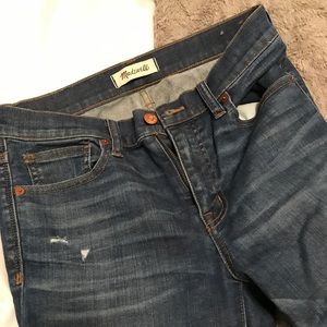 Madewell ankle cropped jeans
