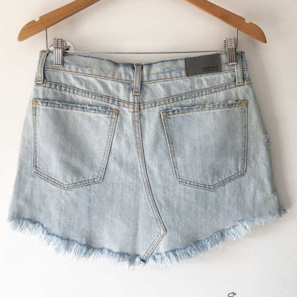 BNWT Carmar light wash Helena denim skirt - Picture 5 of 8