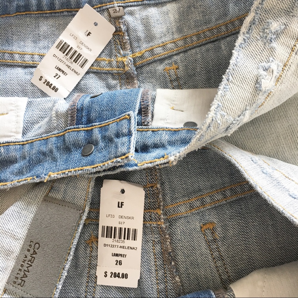 BNWT Carmar light wash Helena denim skirt - Picture 6 of 8