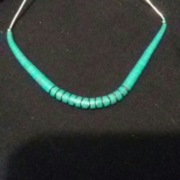Heshi beads in turquoise good quality. - Picture 2 of 2
