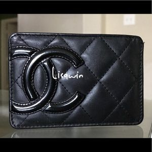 π―% Auth.Chanel Linge Cambon Credit Card Holder πΊ π―% Auth.Chanel Linge Cambon Credit Card Holder πΊ