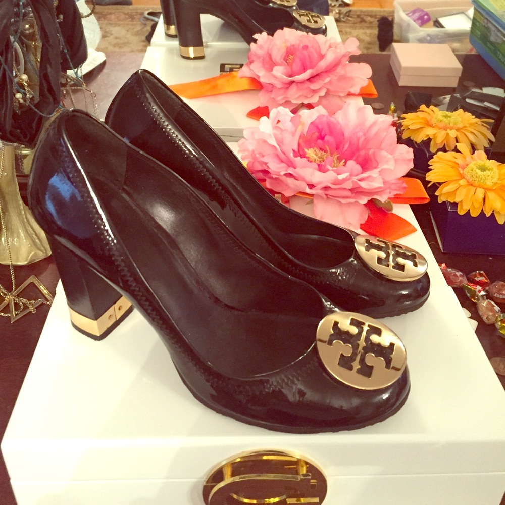 Tory Burch block heel 💥💯percent authentic