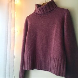 J. Crew Cropped Turtleneck