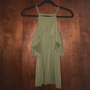 Green tank top