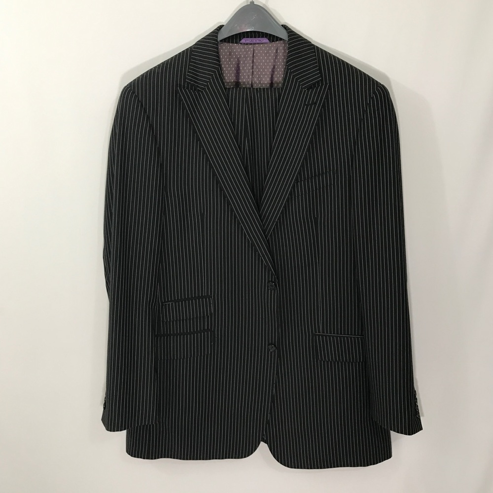 Earvin Magic Johnson Signature Pinstripe Suit