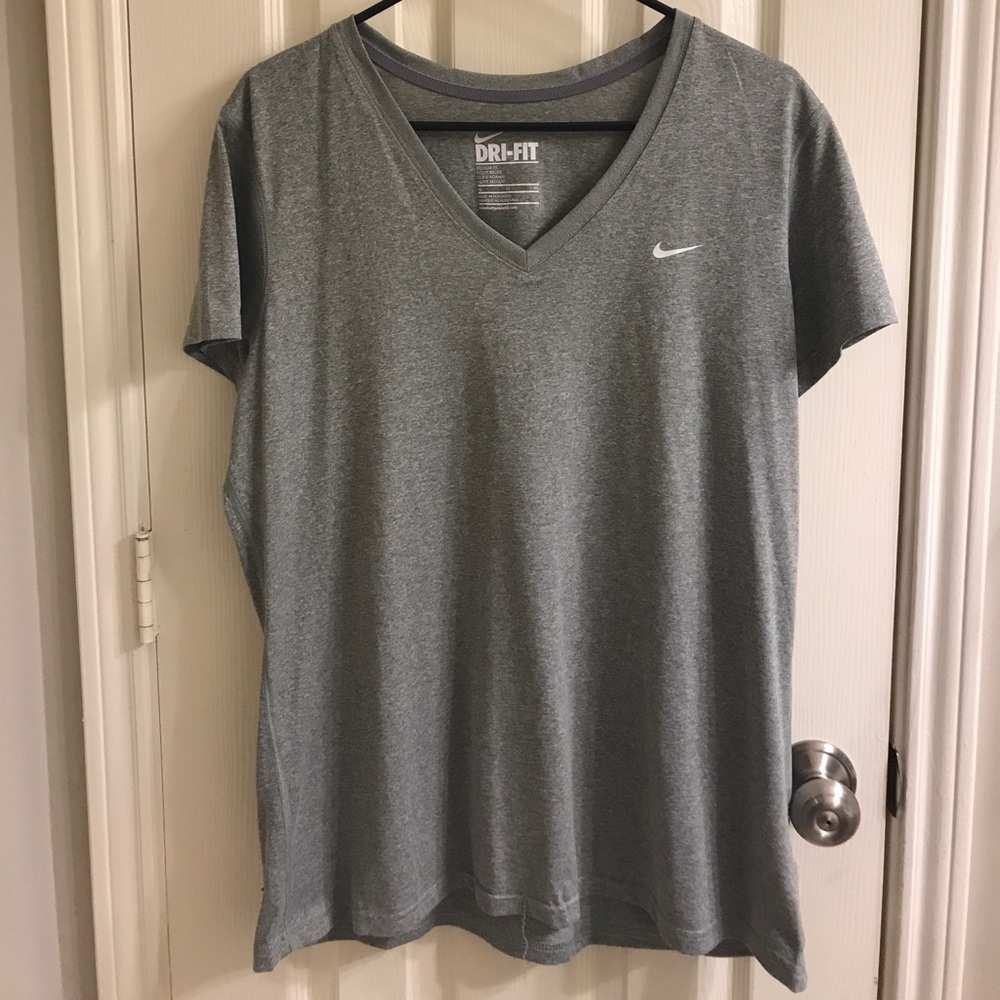 Grey Nike Dry Fit Top - NWOT
