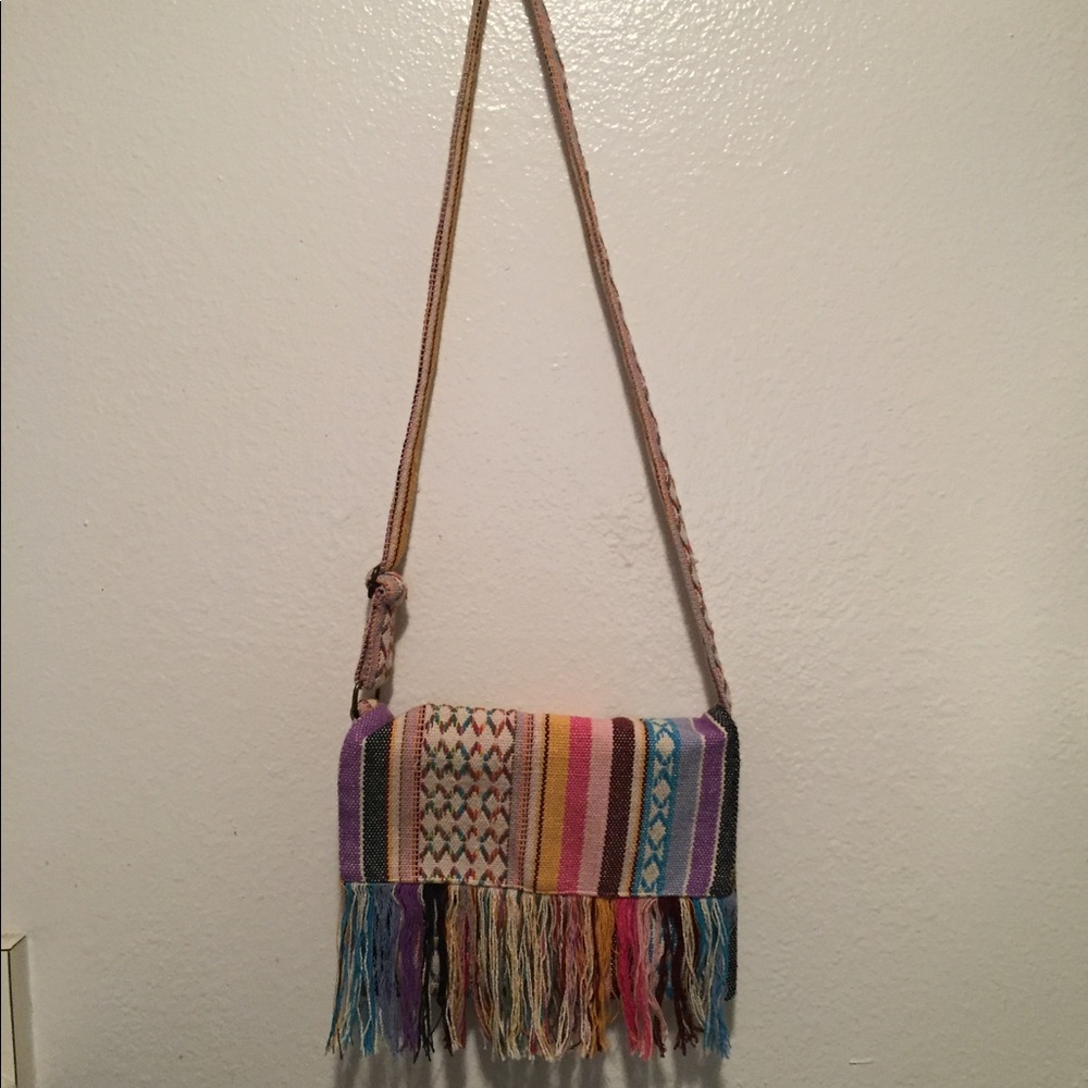 Geometric Crossbody Purse (Multicolored)