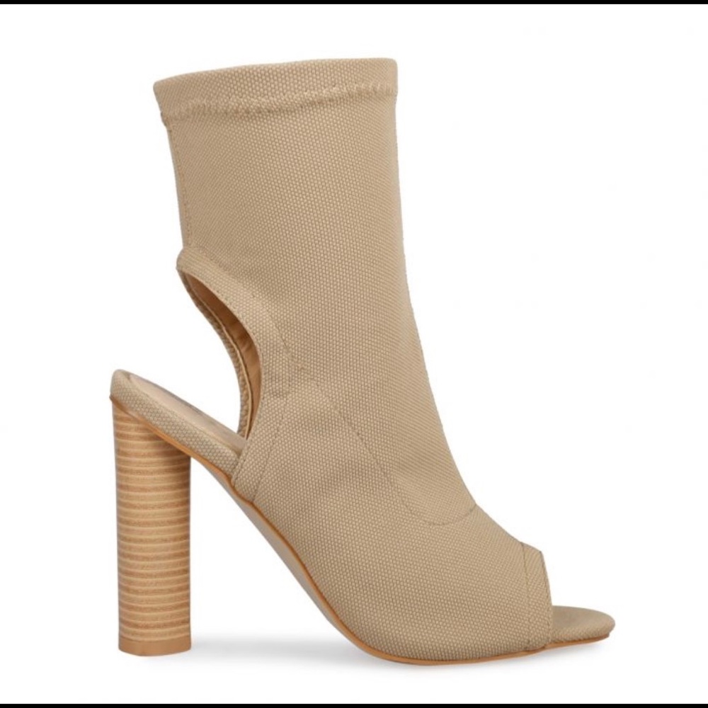 Tan booties