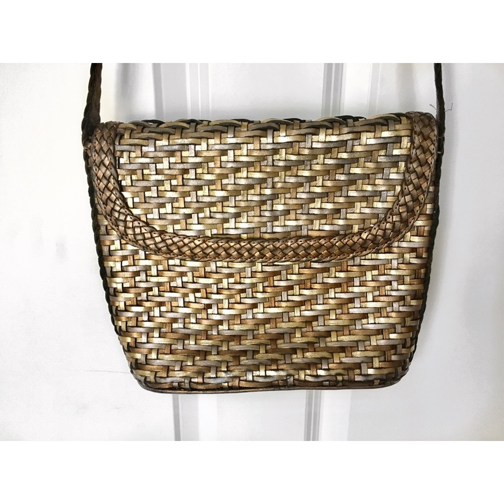 Vintage Leather LSJ Collection Woven Bag