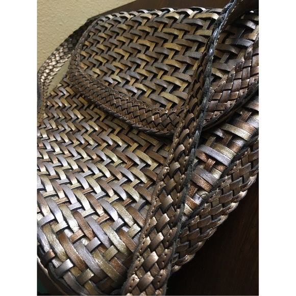 Vintage Leather LSJ Collection Woven Bag - Picture 4 of 8