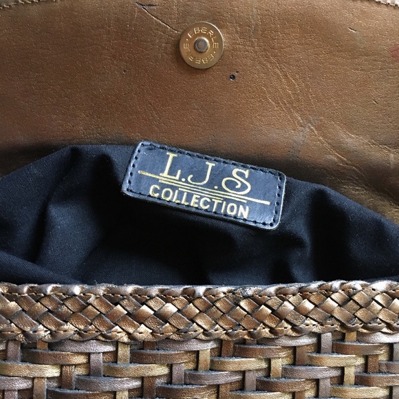 Vintage Leather LSJ Collection Woven Bag - Picture 7 of 8