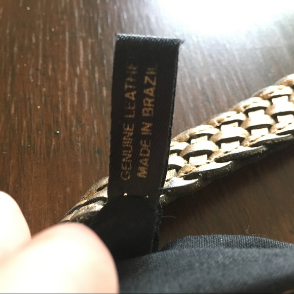 Vintage Leather LSJ Collection Woven Bag - Picture 8 of 8