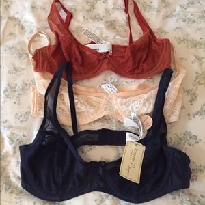 Set of 3 // F21 bralettes