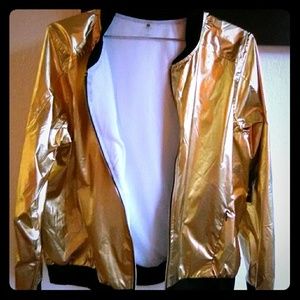 Macy's Gold Bomber Jakcet