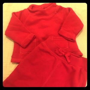 Ralph Lauren sweatshirt and sweatpants. Like new.