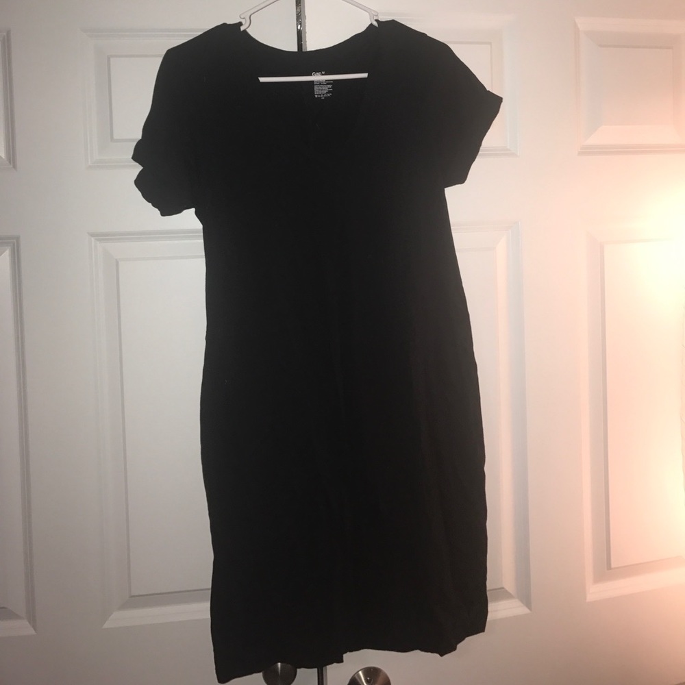 Cotton comfy black dress