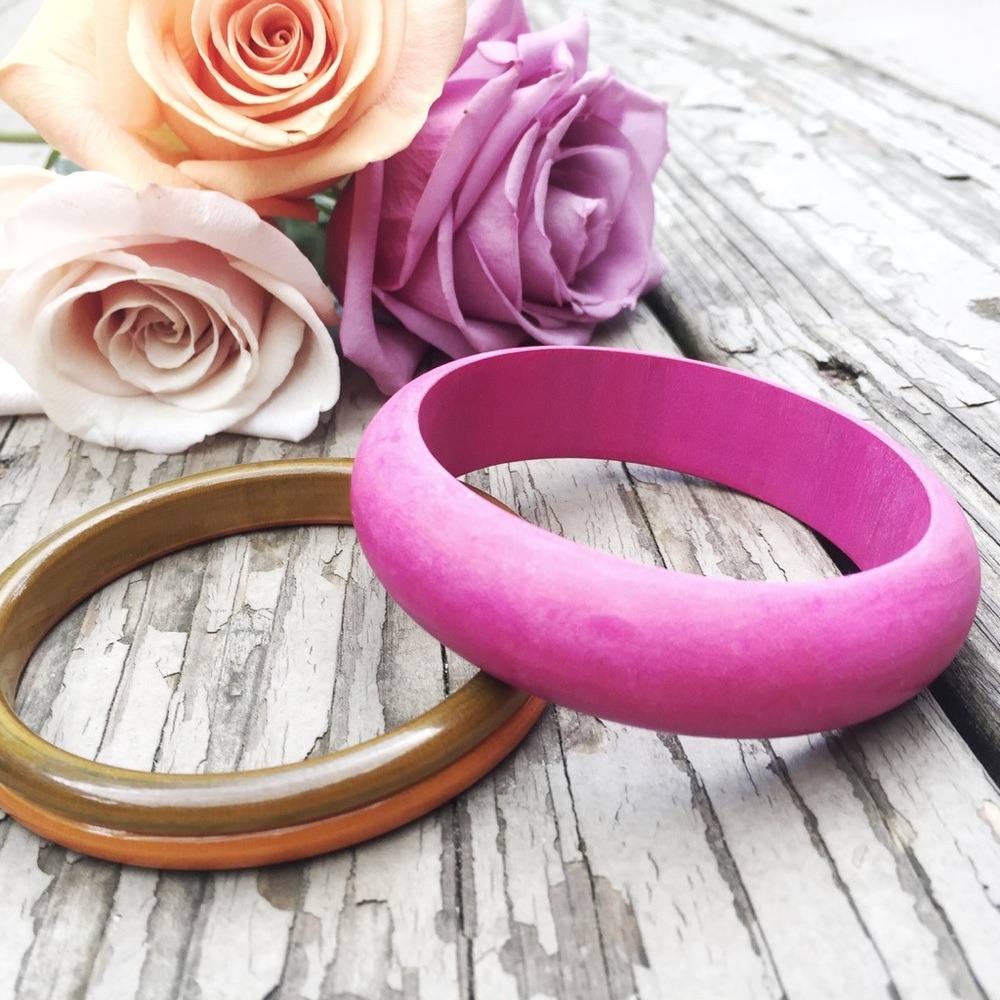 Colorful Wood Bangles