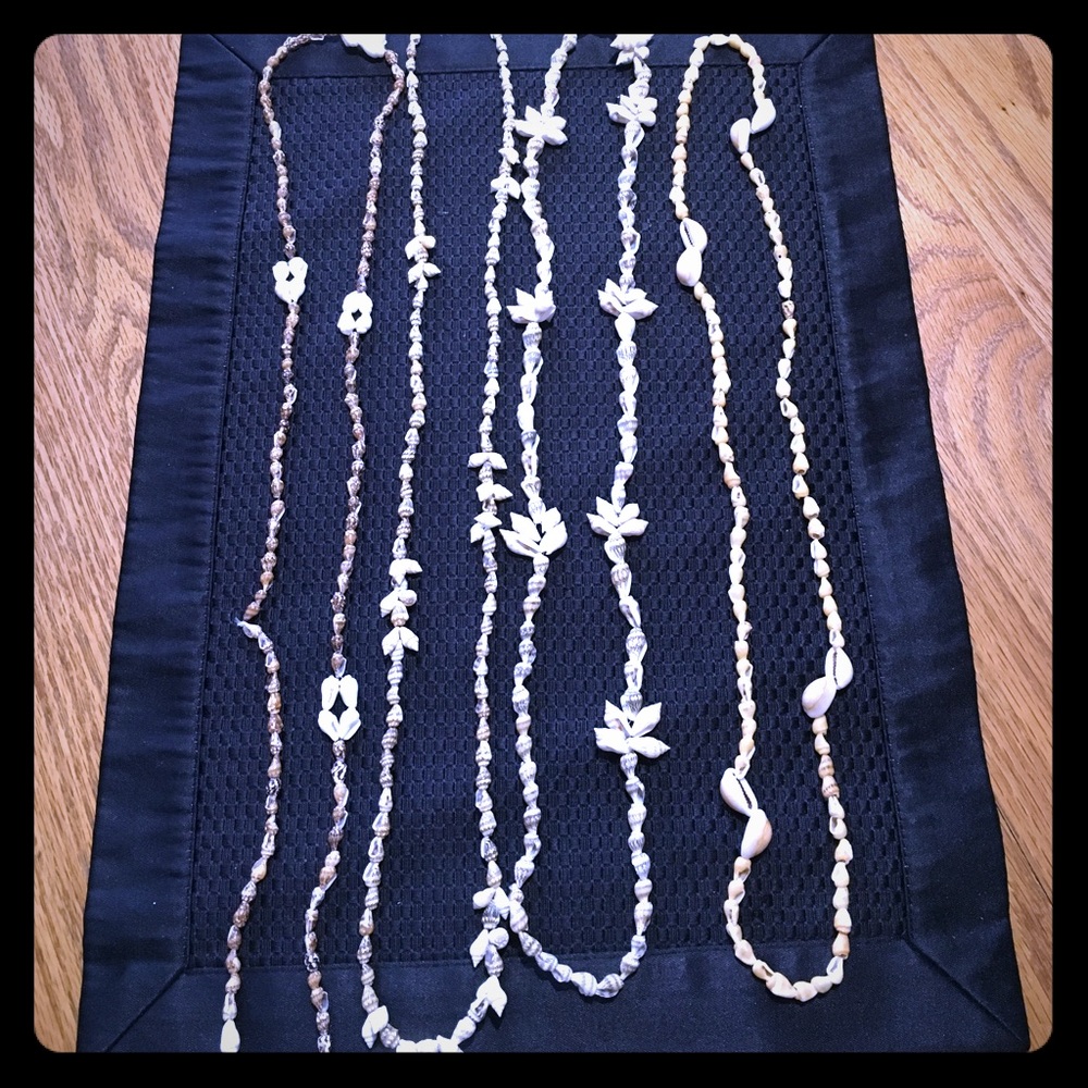 4 Seashell Necklaces