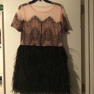 Sugar+lips mini dress Feather style