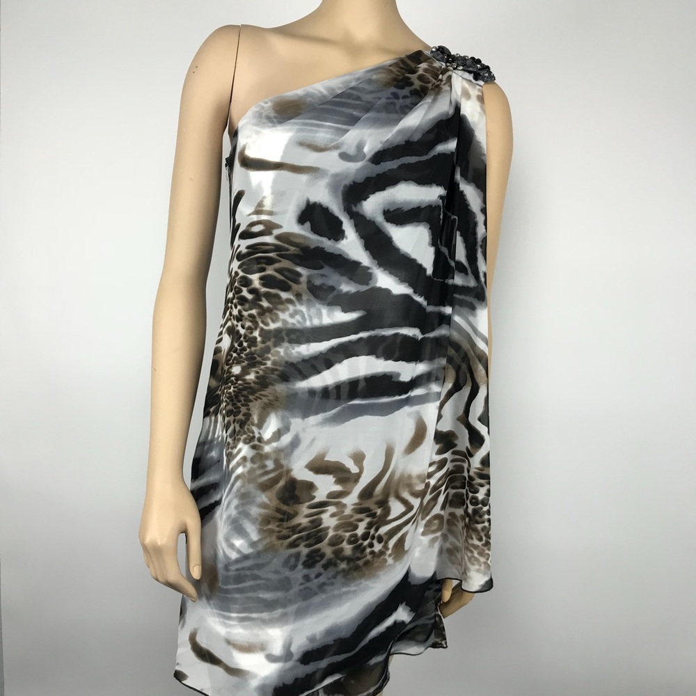 NWT Onyx Nite One Shoulder Mini Dress
