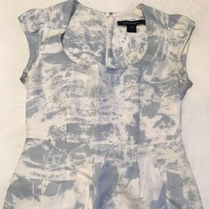 French Connection Distressed Babydoll Dress
