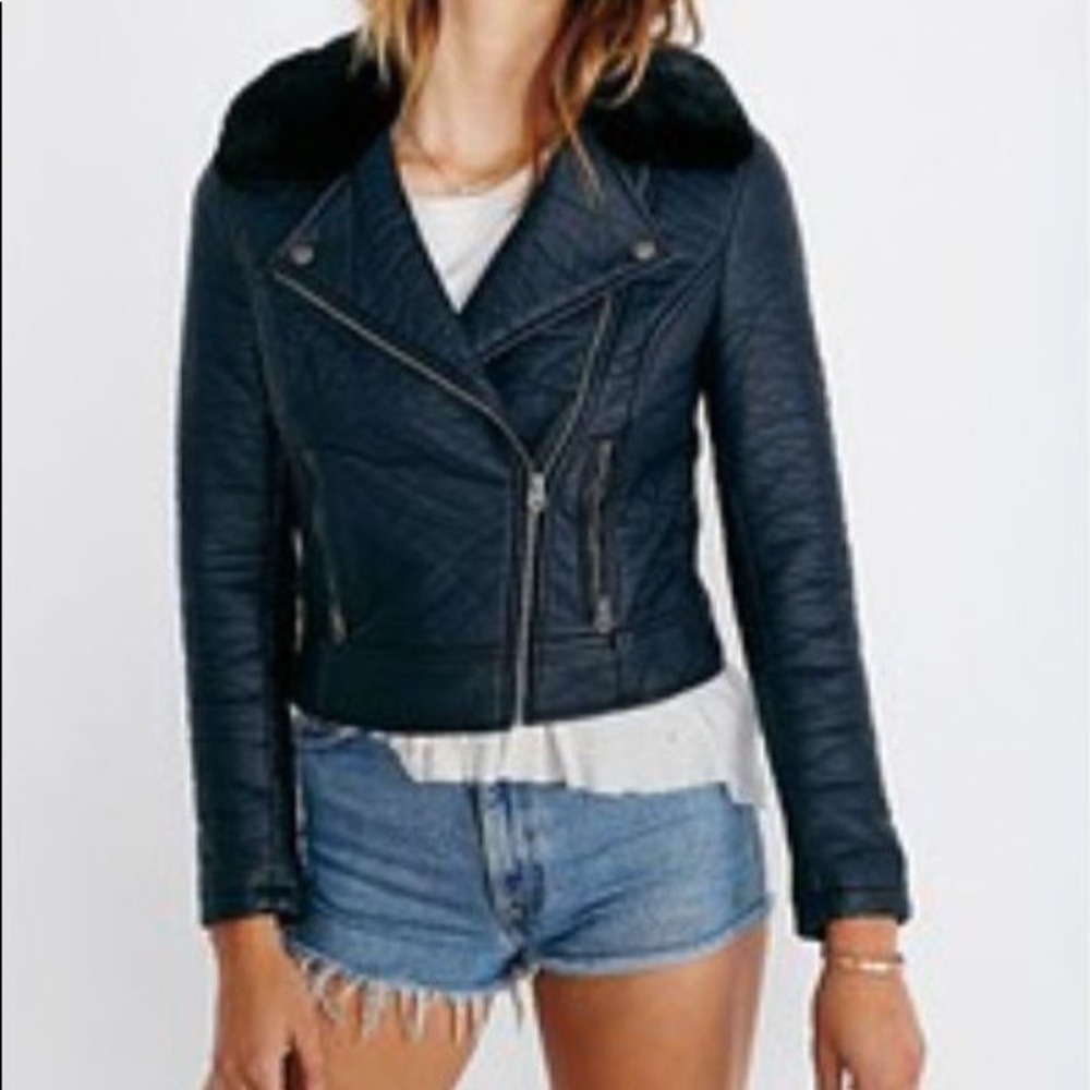 Members Only leather jacket
