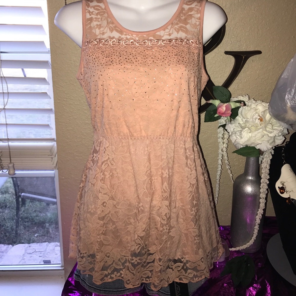Lace tank