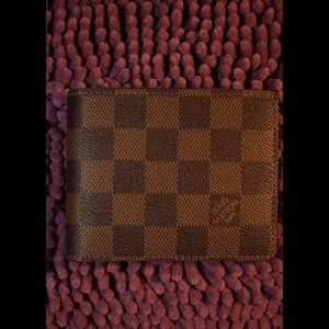 LV Brown Damier Multiple Wallet