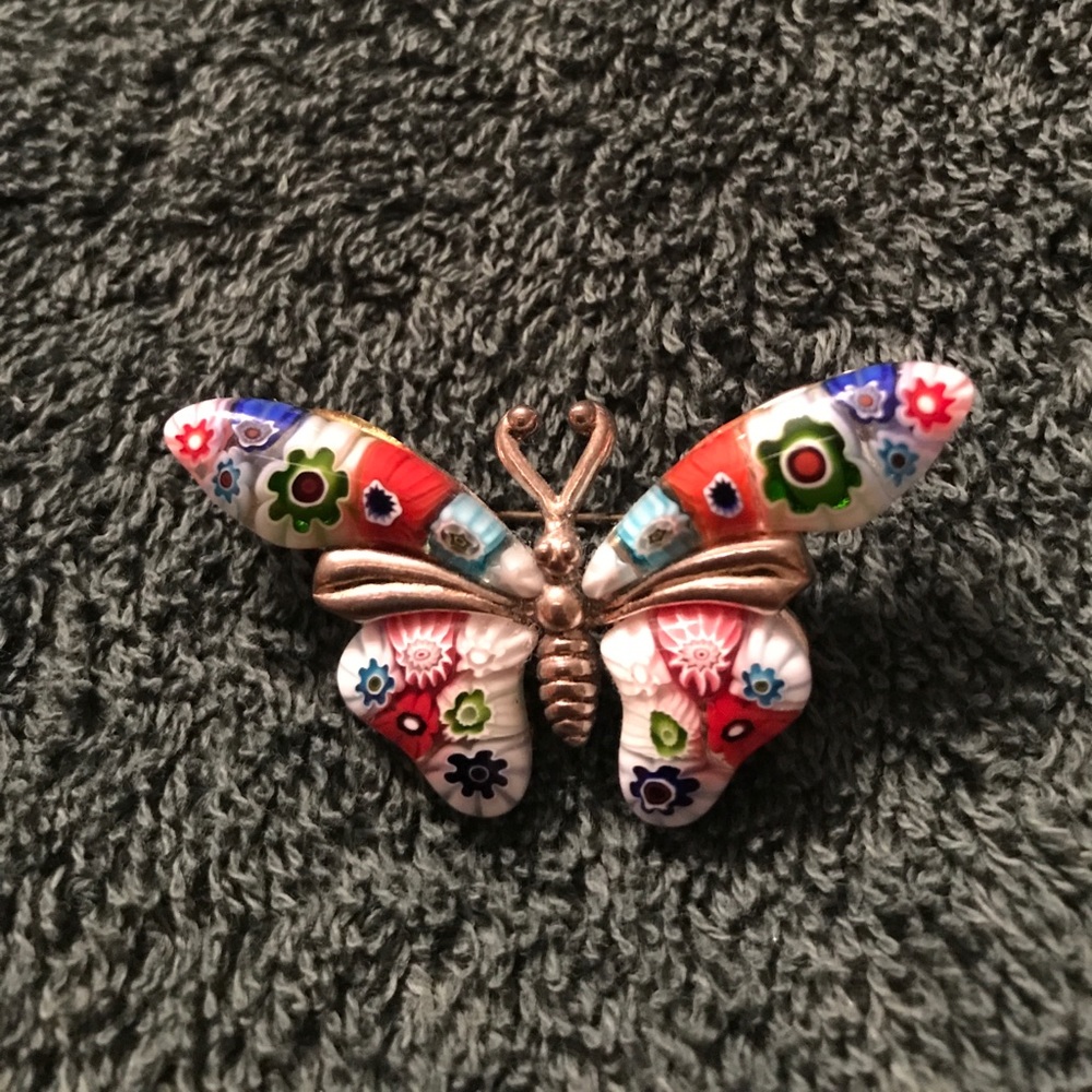 Butterfly brooch