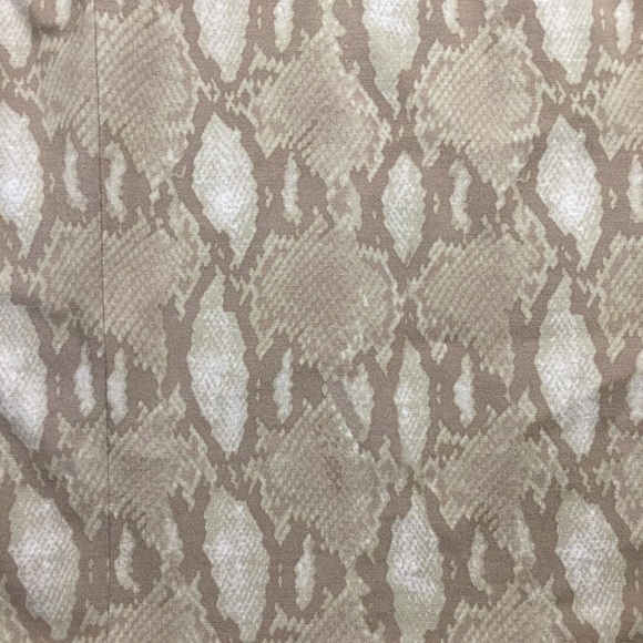 Lauren Ralph Lauren Tan Snakeskin Dress Sz PXS - Picture 4 of 6