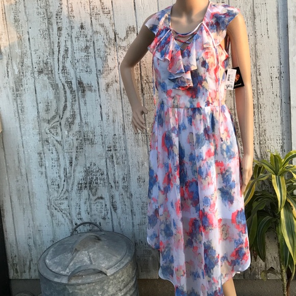 HeartSoul Dresses & Skirts - Heart Soul Sheer Floral Dress