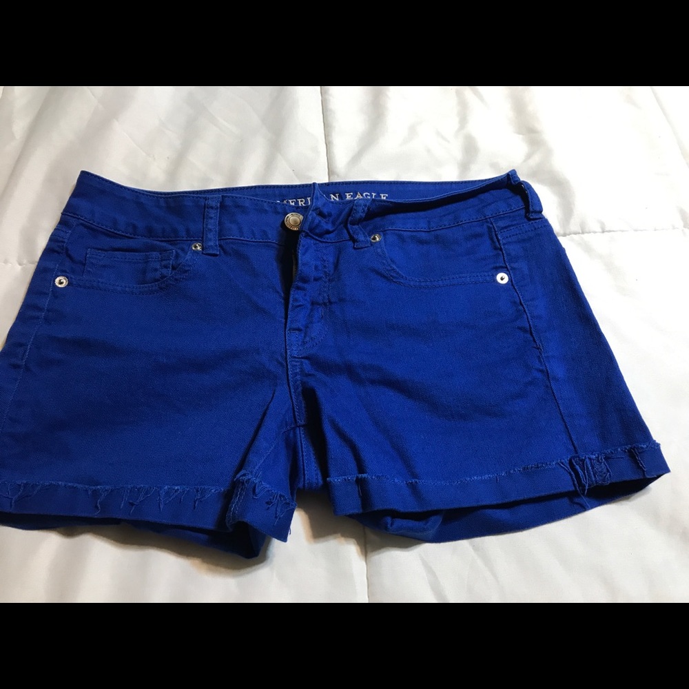 Royal blue shorts