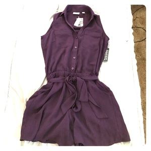 Deep purple sophisticated romper Deep purple sophisticated romper