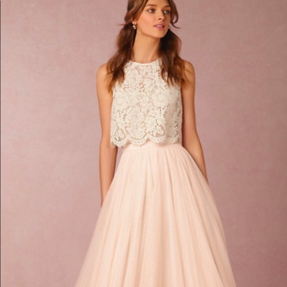 Jenny Yoo Cleo Top In Ivory From Bhldn 