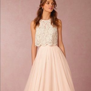 Jenny Yoo Cleo Top in Ivory from BHLDN