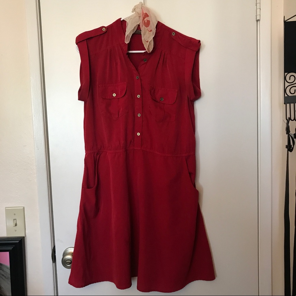 Vintage inspired red summer dress! PINUP